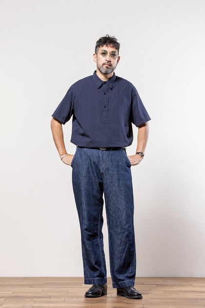 ACV-TR05CLD COTTON LINEN DENIM M40 TROUSERS – ADDICT CLOTHES