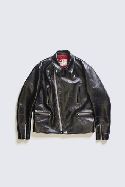AD-02L DOUBLE RIDERS JACKET (LONG TYPE) (HORSE TEA CORE) – ADDICT