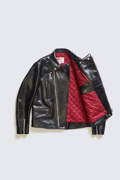 AD-02L DOUBLE RIDERS JACKET (LONG TYPE) (HORSE TEA CORE) – ADDICT
