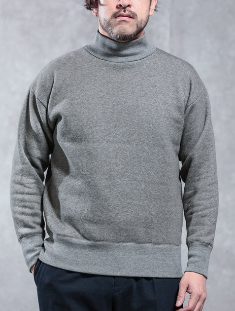 ACV-SW03 FLEECE LINED MOC-NECK SWEATSHIRTS