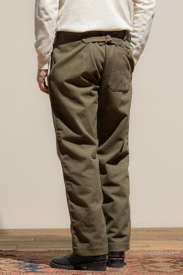 ACV-TR03CW COTTON WOOL BUCKLE BACK TROUSERS
