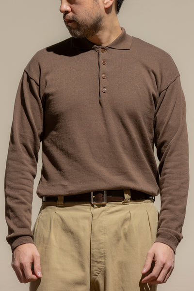ACV-KNS03 LONG SLEEVE KNIT POLO