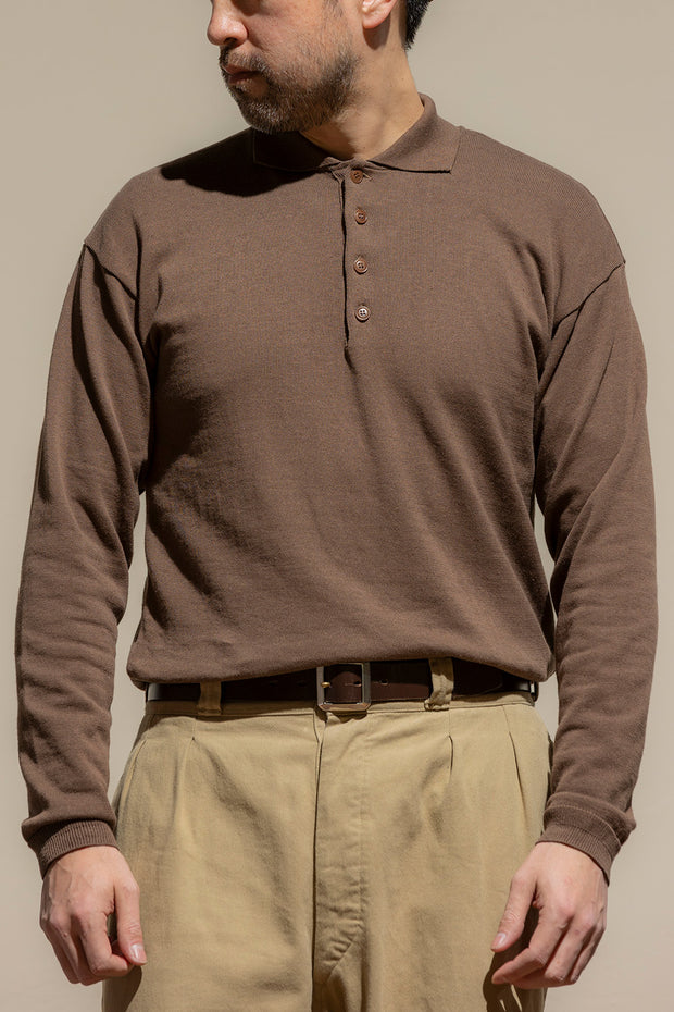 ACV-KNS03 LONG SLEEVE KNIT POLO