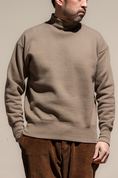 ACV-SW03 FLEECE LINED MOC-NECK SWEATSHIRTS