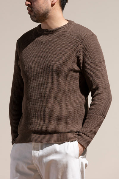 ACV-KN01 PADDED WAFFLE COTTON KNIT