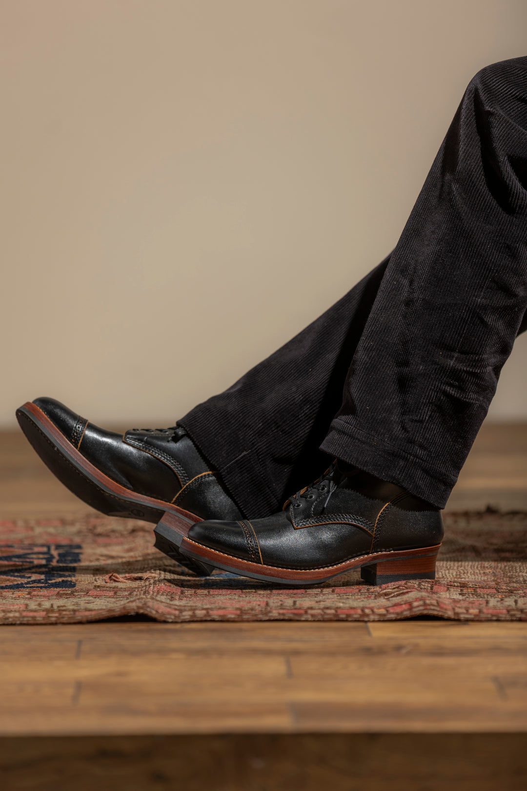 AB-02C-ST STEERHIDE CAP TOE LACE-UP STANDARD – ADDICT CLOTHES