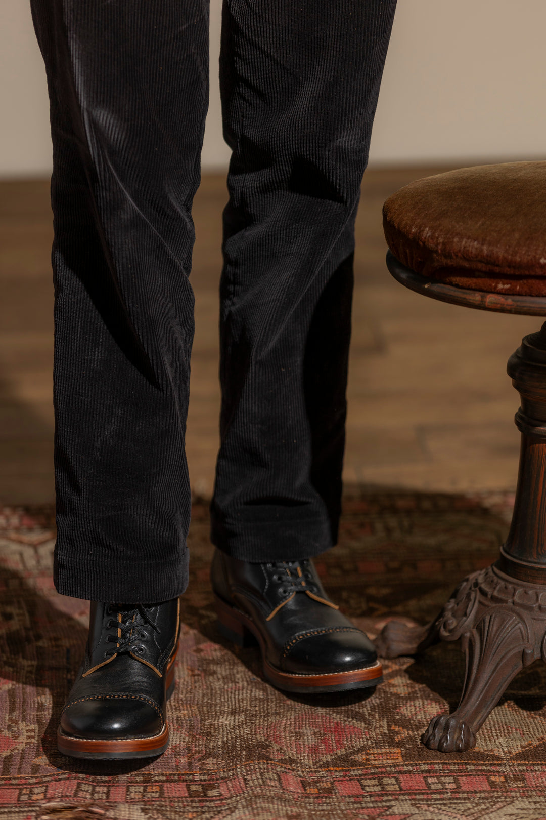 あつし AB-02C-ST STEERHIDE CAP TOE LACE-UP STANDARD – ADDICT CLOTHES