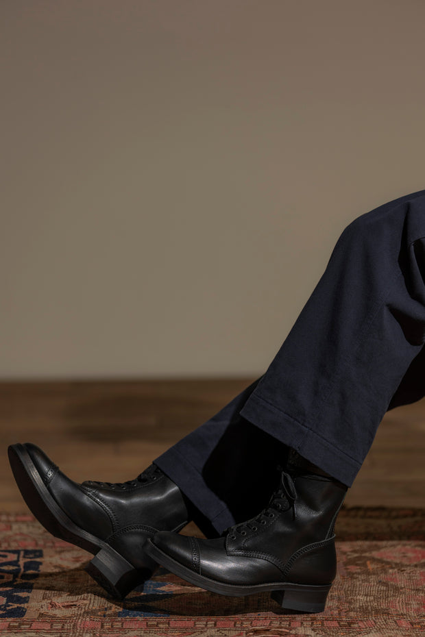 AB-02CLH-ST HORSEHIDE CAP TOE LACE-UP LONG – ADDICT CLOTHES