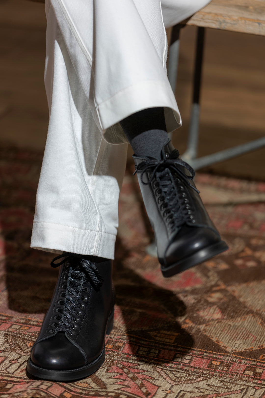 AB-04H-ST-LW HORSEHIDE MONKEY BOOTS – ADDICT CLOTHES