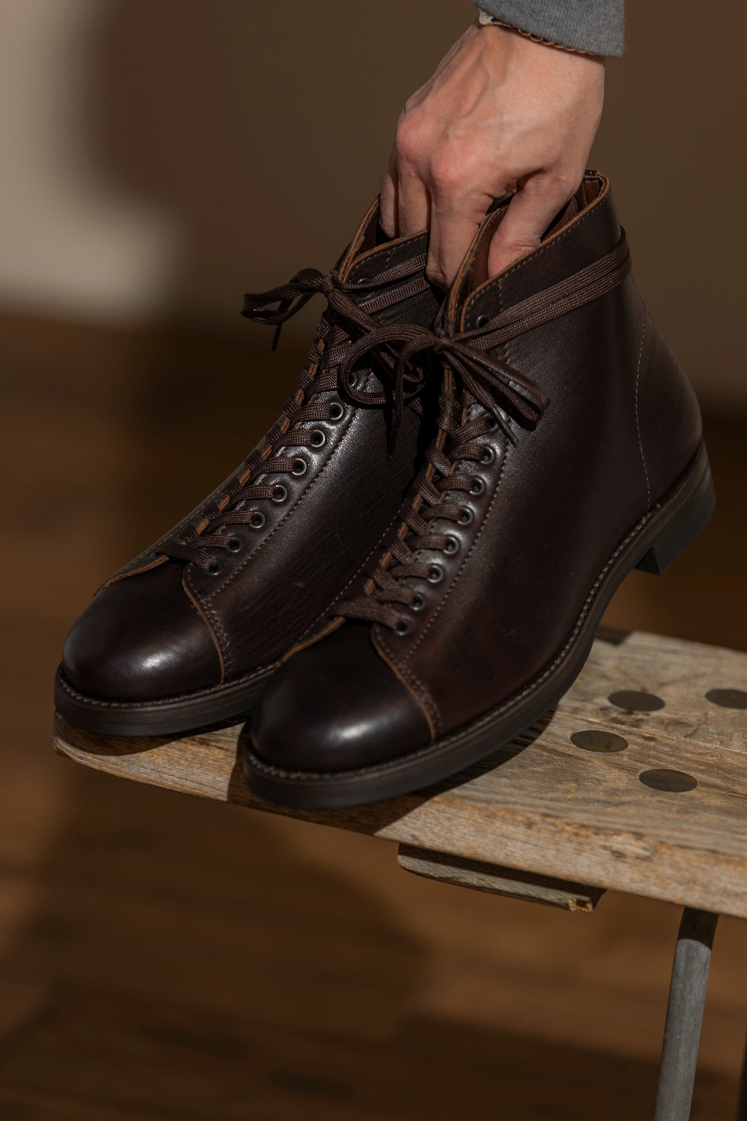 HaTeNa? オールドマンver2 AB-04H-ST-LW HORSEHIDE MONKEY BOOTS – ADDICT CLOTHES