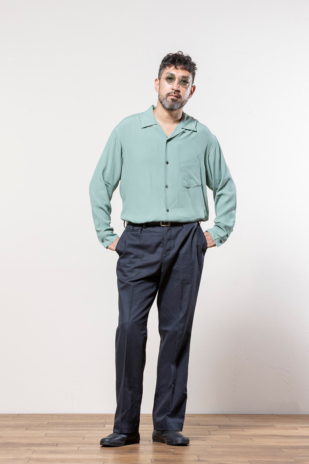 ACV-TR02TW　アディクトクローズ トラウザー ACV-TR02TW SINGLE PLEATED COTTON TWILL TROUSERS – ADDICT CLOTHES