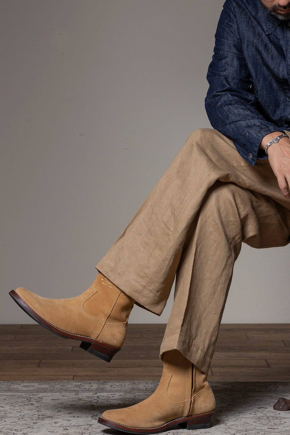 AB-05SS-CL STEERSUEDE ZIP WESTERN BOOTS – ADDICT CLOTHES