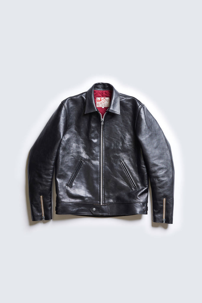 AD-01 CENTER-ZIP JACKET (HORSE TEA CORE) – ADDICT CLOTHES