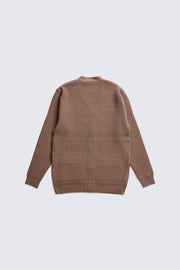 ACV-KN06 WAFFLE COTTON KNIT CARDIGAN