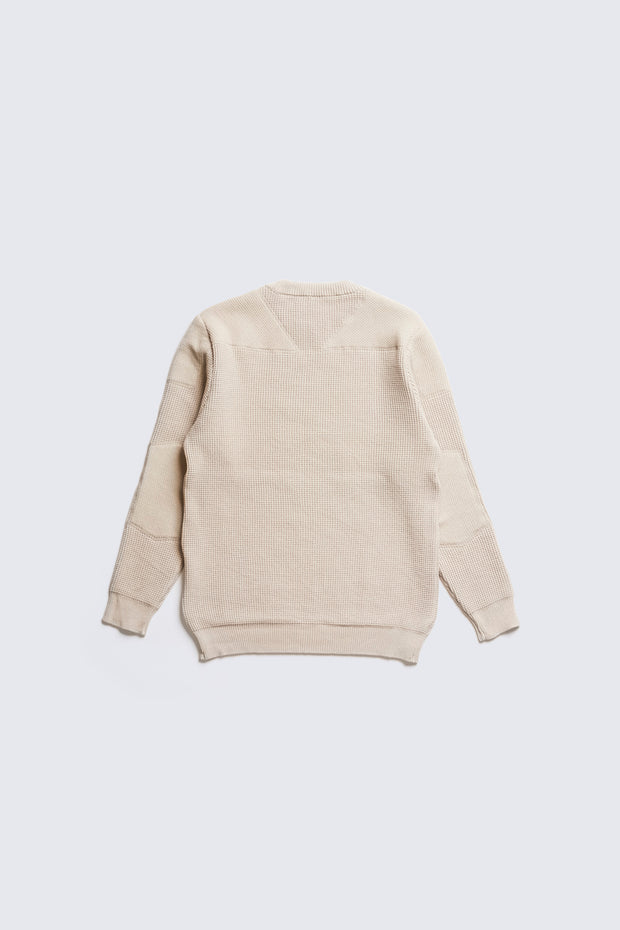 ACV-KN01 PADDED WAFFLE COTTON KNIT