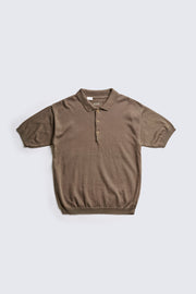 ACV-KNS03SS COTTON LINEN RAMIE SHORT SLEEVE KNIT POLO