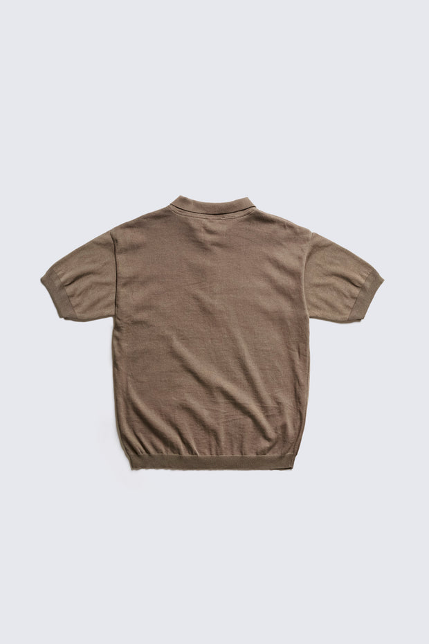 ACV-KNS03SS COTTON LINEN RAMIE SHORT SLEEVE KNIT POLO