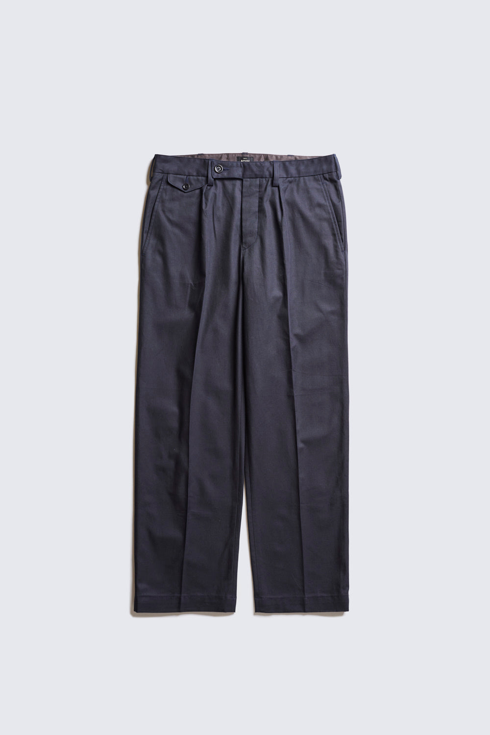 ACV-TR02TW SINGLE PLEATED COTTON TWILL TROUSERS – ADDICT CLOTHES