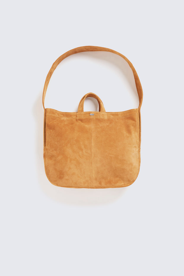 ACV-BG06PS-PNT PIG SUEDE NEWSPAPER BAG