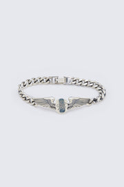 ACV-BRC01S-PNT ACVM WING SILVER BRACELET