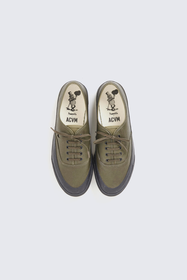 ACV-SNK01WX-PNT WAXED COTTON P-DECK SHOES