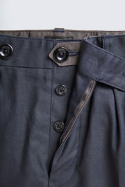 ACV-TR02TW SINGLE PLEATED COTTON TWILL TROUSERS
