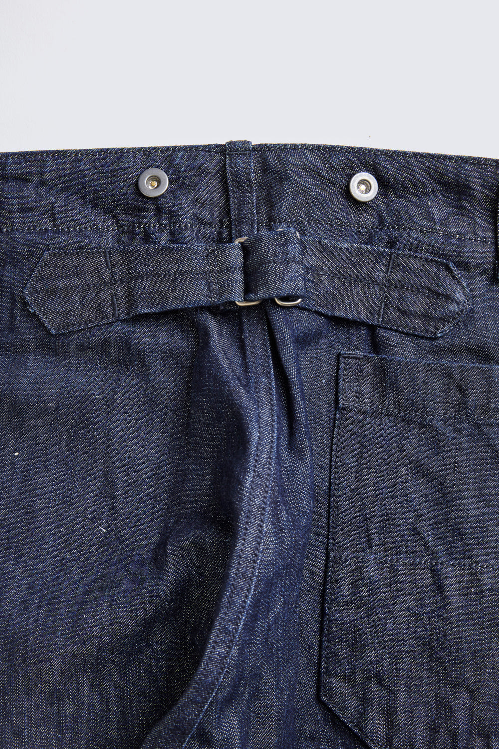 ACV-TR03CLD COTTON LINEN DENIM BUCKLE BACK TROUSERS – ADDICT