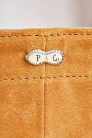 ACV-BG06PS-PNT PIG SUEDE NEWSPAPER BAG