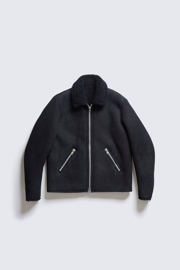 ACV-MT01 MOUTON CENTER-ZIP JACKET