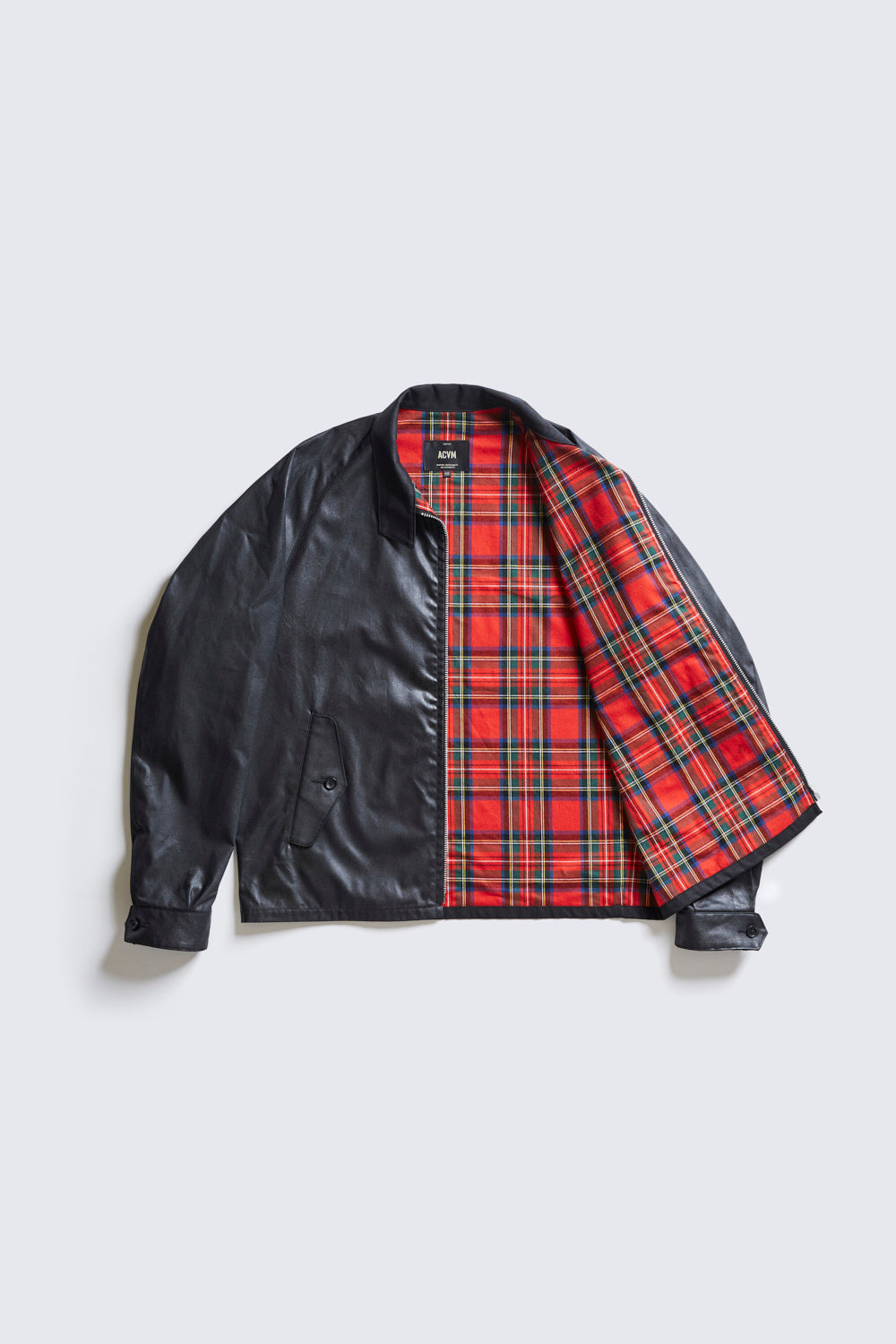 アディクトクローズ　ワックスコットン ハリントンジャケット　ブラック　38 アディクトクローズ ACV-WX06 ワックス コットン ハリントン