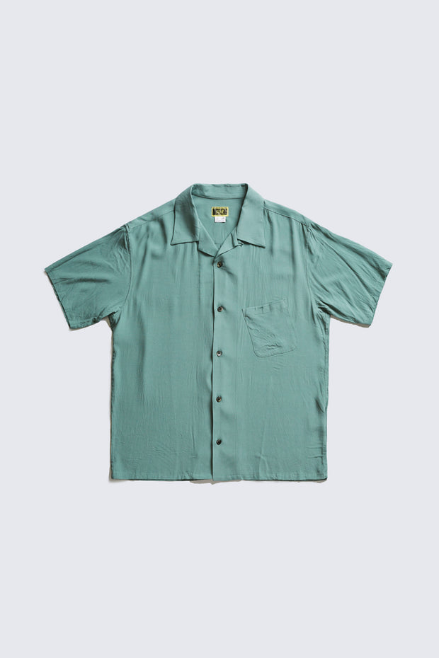 ACV-SH02SS-RY RAYON SLANT POCKET OPEN COLLAR SHIRT