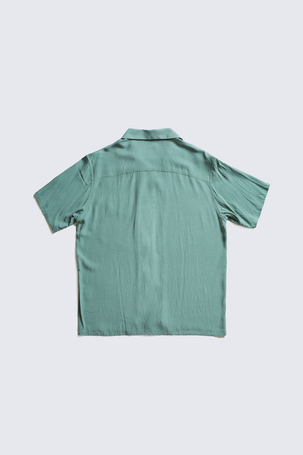 ACV-SH02SS-RY RAYON SLANT POCKET OPEN COLLAR SHIRT