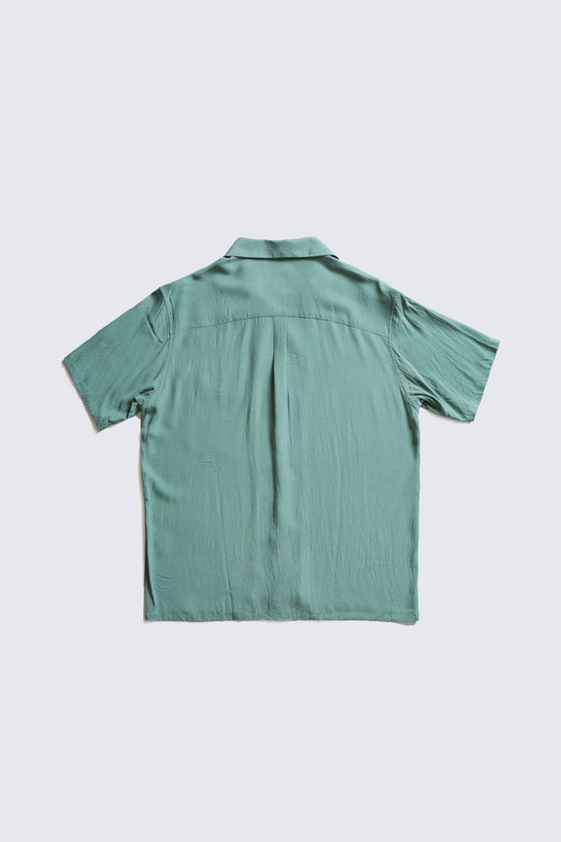 ACV-SH02SS-RY RAYON SLANT POCKET OPEN COLLAR SHIRT