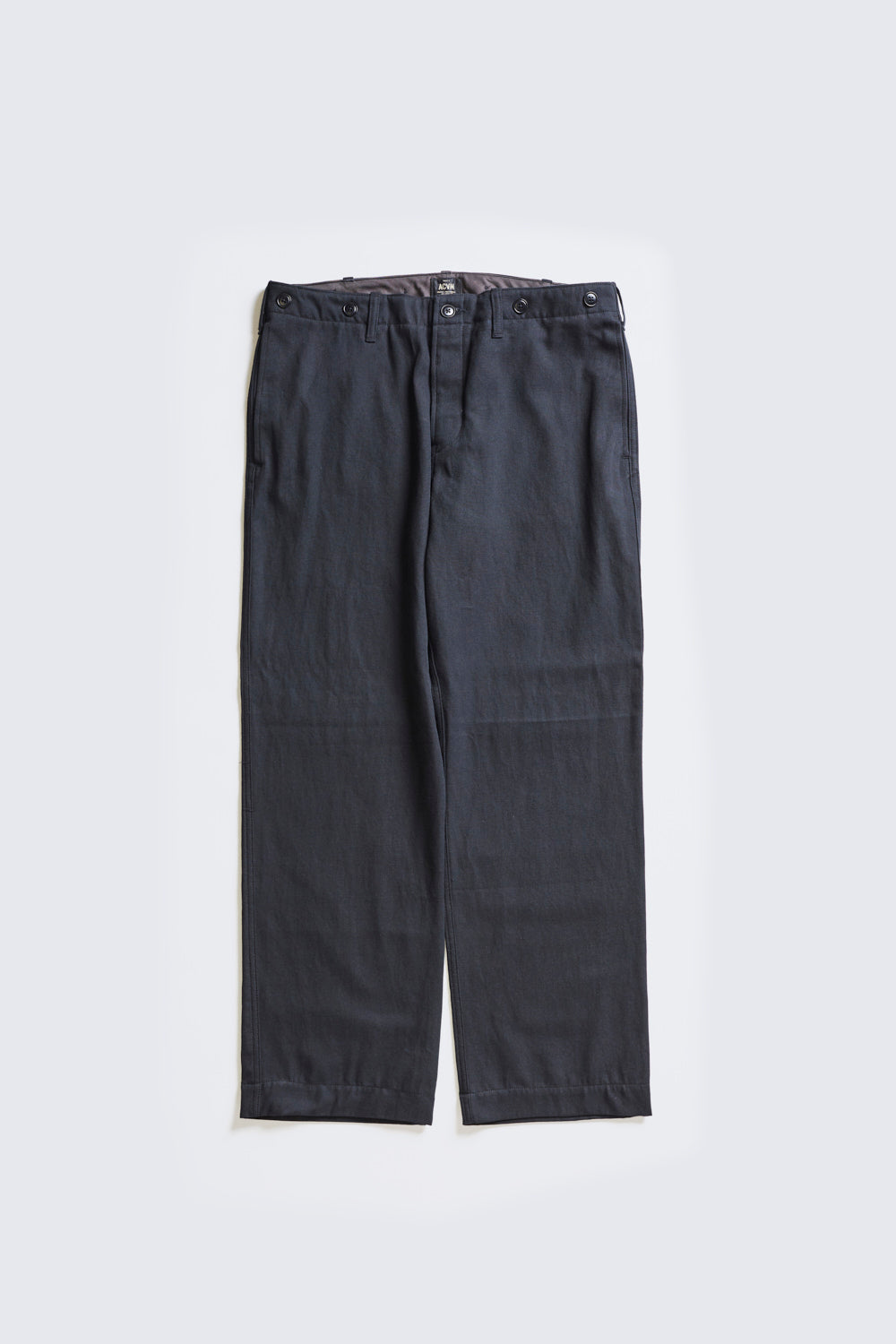 ACV-TR03CLRH COTTON LINEN BUCKLE BACK TROUSERS – ADDICT CLOTHES