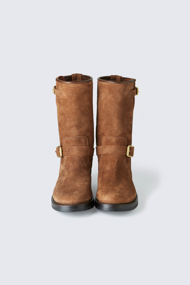 AB-01SS-CL STEER SUEDE ENGINEER BOOTS NARROW