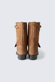 AB-01SS-CL STEER SUEDE ENGINEER BOOTS NARROW