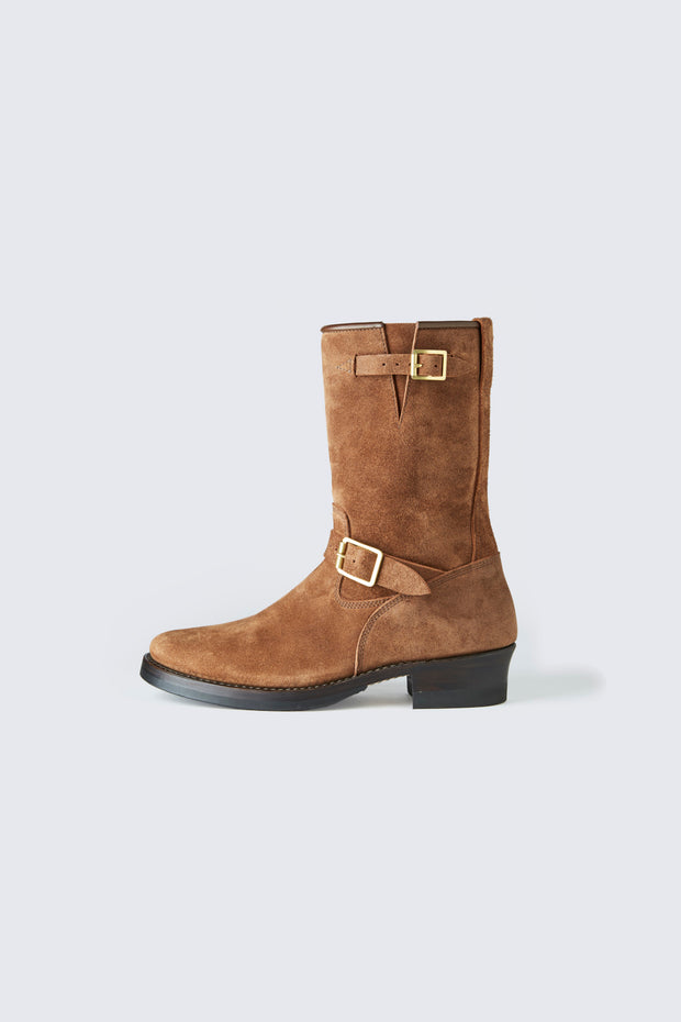 AB-01SS-CL STEER SUEDE ENGINEER BOOTS NARROW