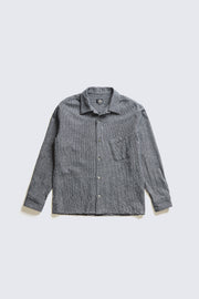ACV-SH02CHT COTTON HOUNDSTOOTH OPEN COLLAR SHIRT