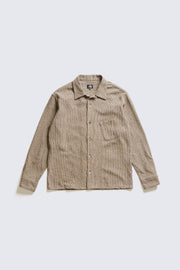 ACV-SH02CHT COTTON HOUNDSTOOTH OPEN COLLAR SHIRT