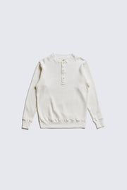 ACV-TM03 HAEAVY WEIGHT WAFFLE HENLEY NECK