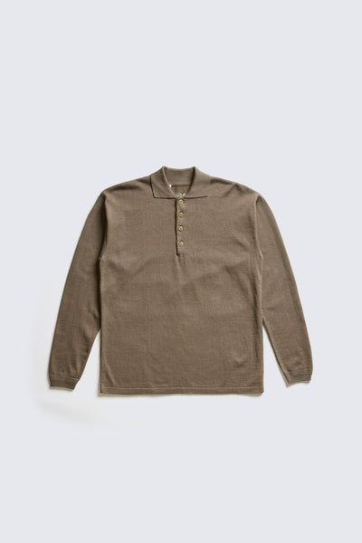 ACV-KNS03 LONG SLEEVE KNIT POLO