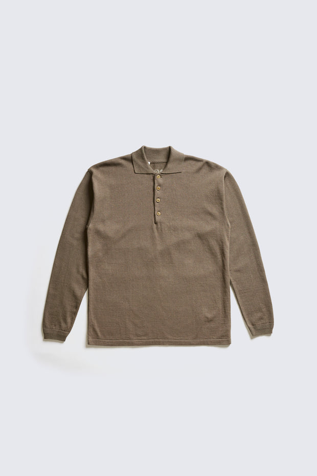 ACV-KNS03 LONG SLEEVE KNIT POLO