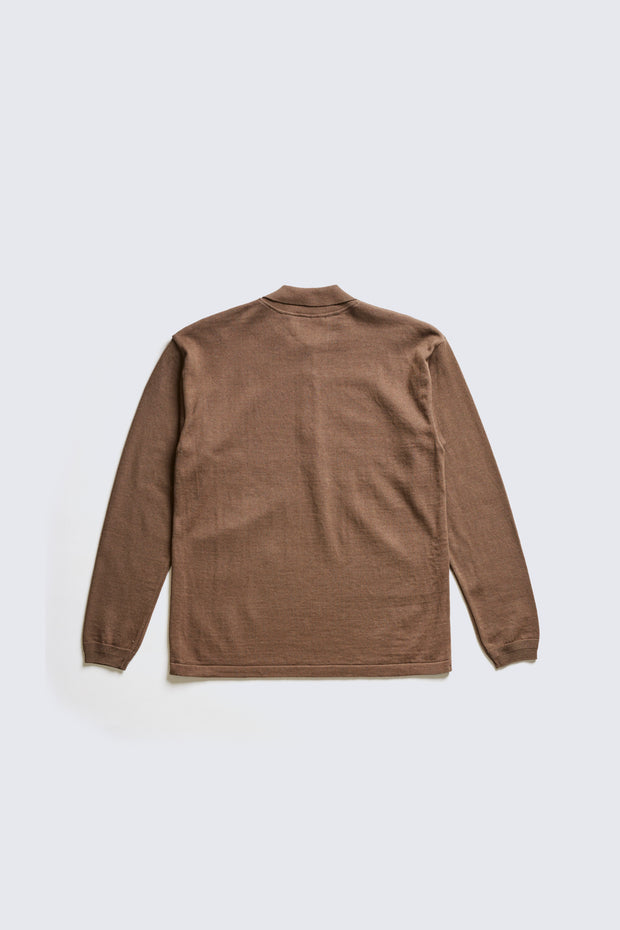 ACV-KNS03 LONG SLEEVE KNIT POLO