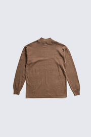 ACV-KNS04 MOC NECK LONG SLEEVE KNIT TEE