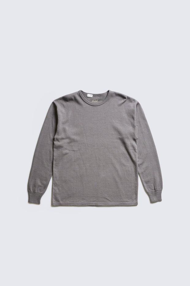 ACV-KNS01 CREW NECK LONG SLEEVE KNIT TEE