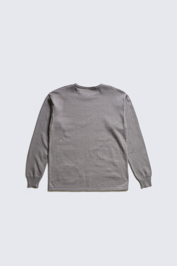 ACV-KNS01 CREW NECK LONG SLEEVE KNIT TEE