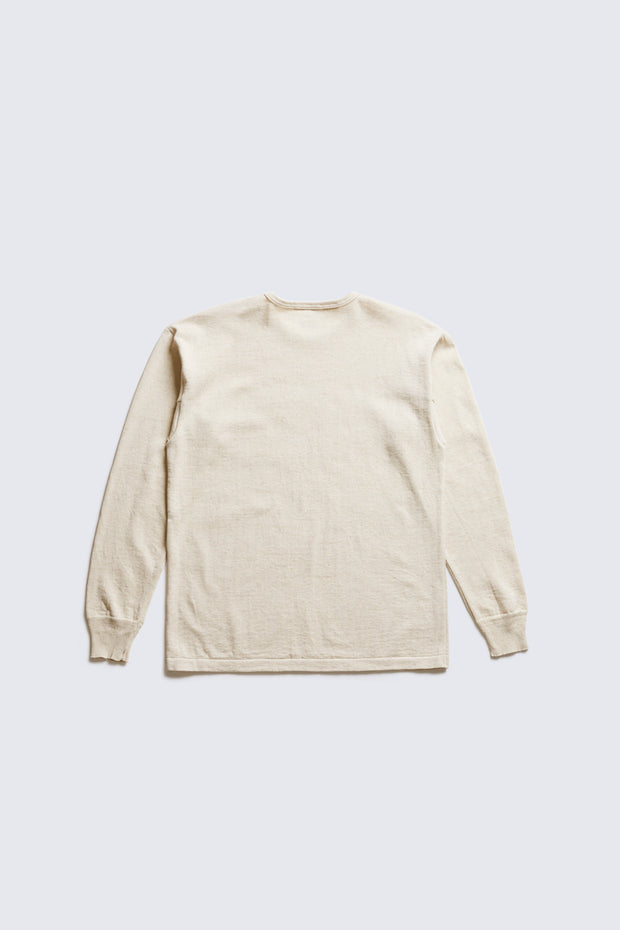 ACV-KNS01 CREW NECK LONG SLEEVE KNIT TEE