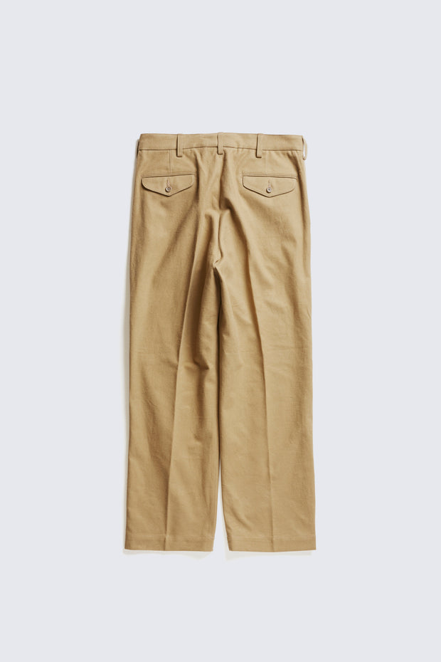 Released on October 15 / 10月15日午後8時発売 ACV-TR02FN SINGLE-PLEATED COTTON FLANNEL TROUSERS