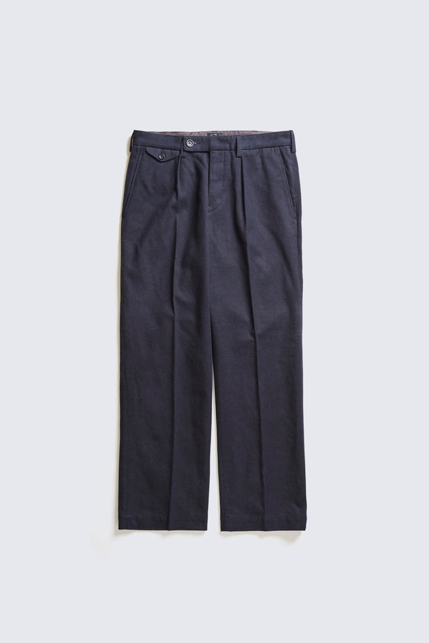 Released on October 15 / 10月15日午後8時発売 ACV-TR02FN SINGLE-PLEATED COTTON FLANNEL TROUSERS