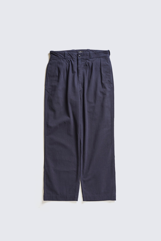 ACV-TR04STC DOUBLE-PLEATED COTTON ARMY WIDE TROUSERS